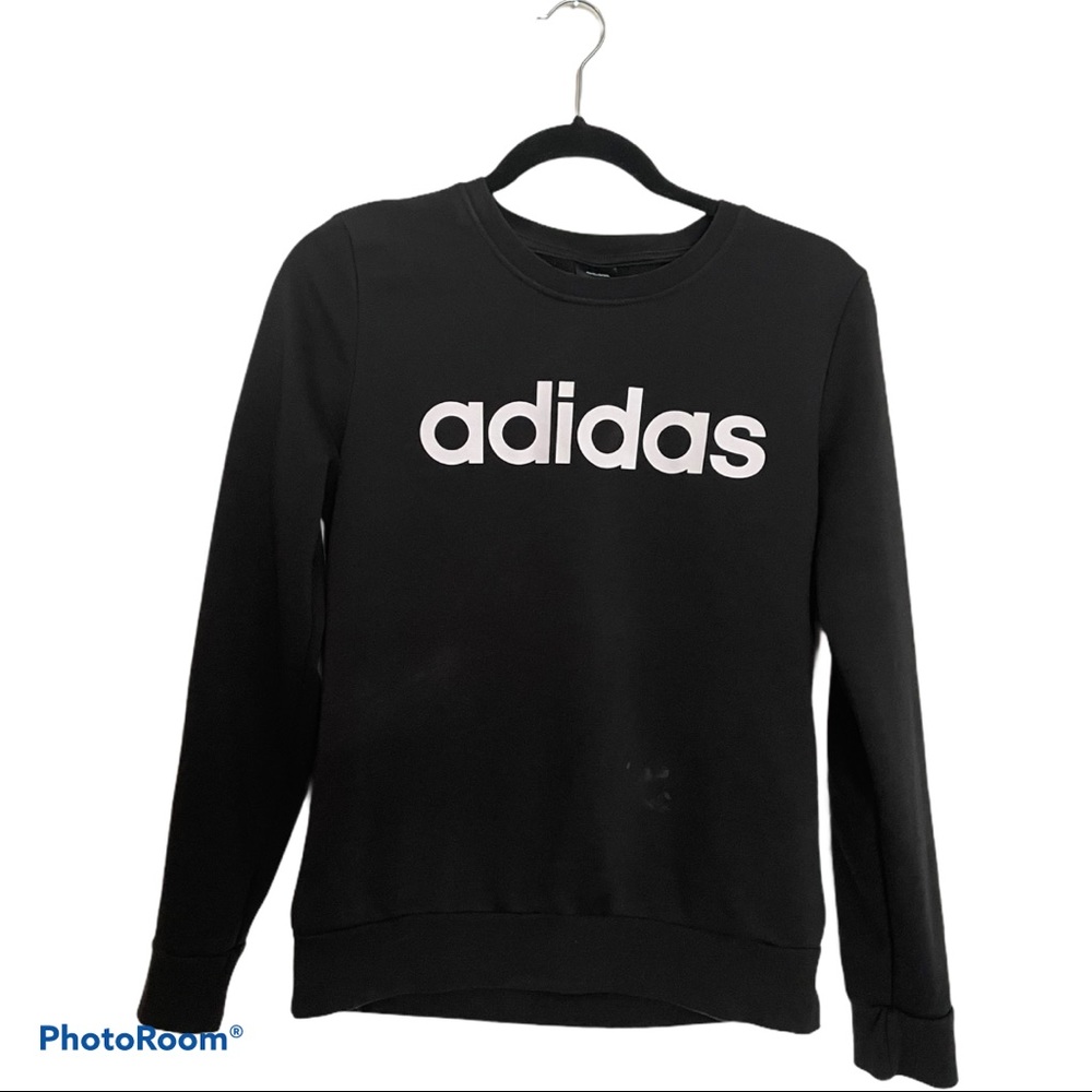 Adidas Women’s Size S Black Crew Neck Sweater